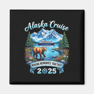 Alaska 2025 Family Vacation Alaska Cruise Matching Magnet