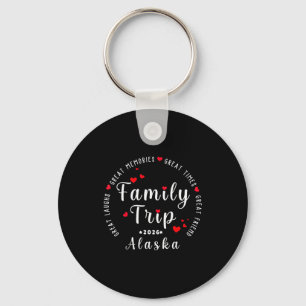 Alaska 2026 Vacation Family Matching Key Ring