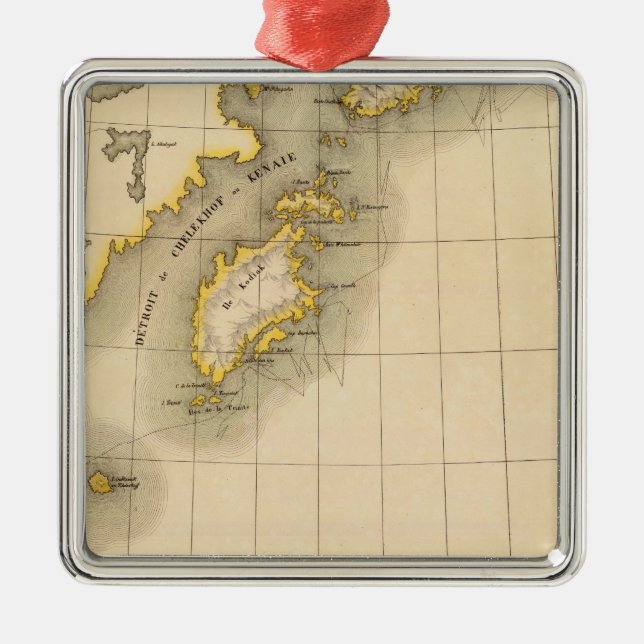 Alaska 22 metal ornament (Front)