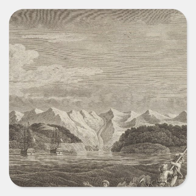 Alaska 5 square sticker (Front)