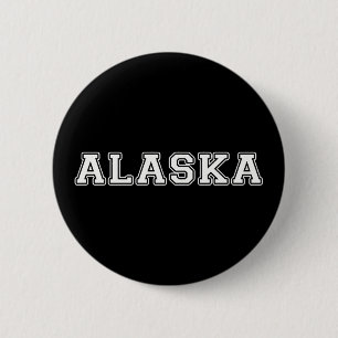 Alaska 6 Cm Round Badge