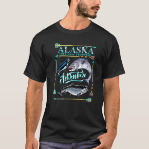 Alaska Adventure Alaskan Wildlife Fishing In The W T-Shirt