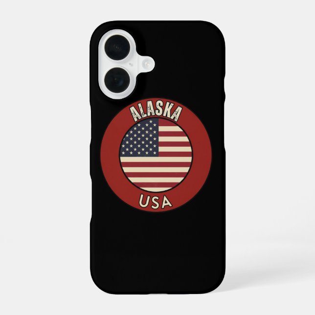 Alaska Adventure - The Last Frontier Gift  iPhone 16 Case (Back)