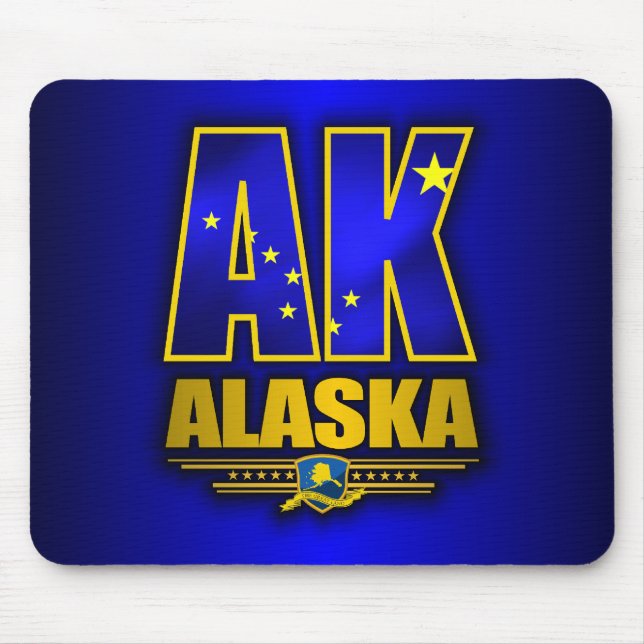 Alaska (AK) Mouse Pad (Front)