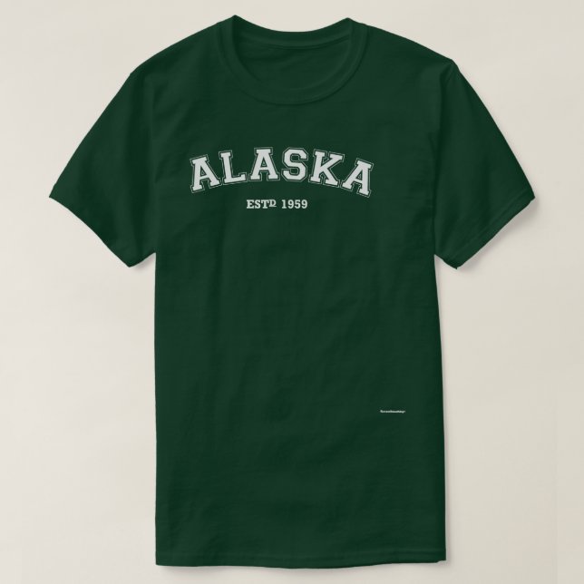 Alaska Alaska Soft Comfy Cosy TShirt (Design Front)