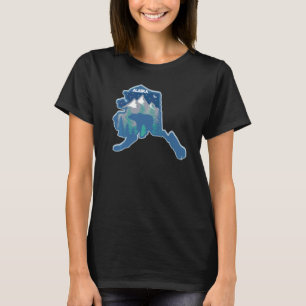 Alaska Alaskan Wildlife Bear Camping Vacation T-Shirt