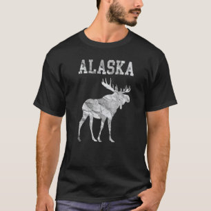 Alaska Alaskan Wildlife Moose Aurora Borealis The T-Shirt