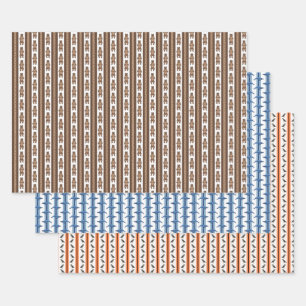 Alaska Animals  Wrapping Paper Sheet