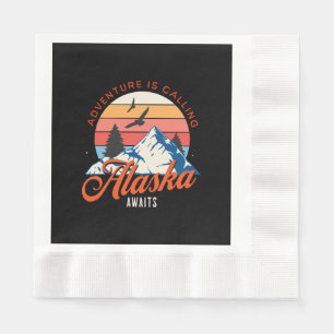 Alaska Awaits! Napkin