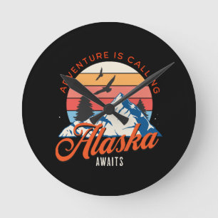 Alaska Awaits! Round Clock