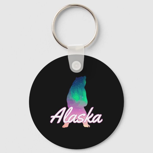 Alaska Bear  Key Ring (Front)