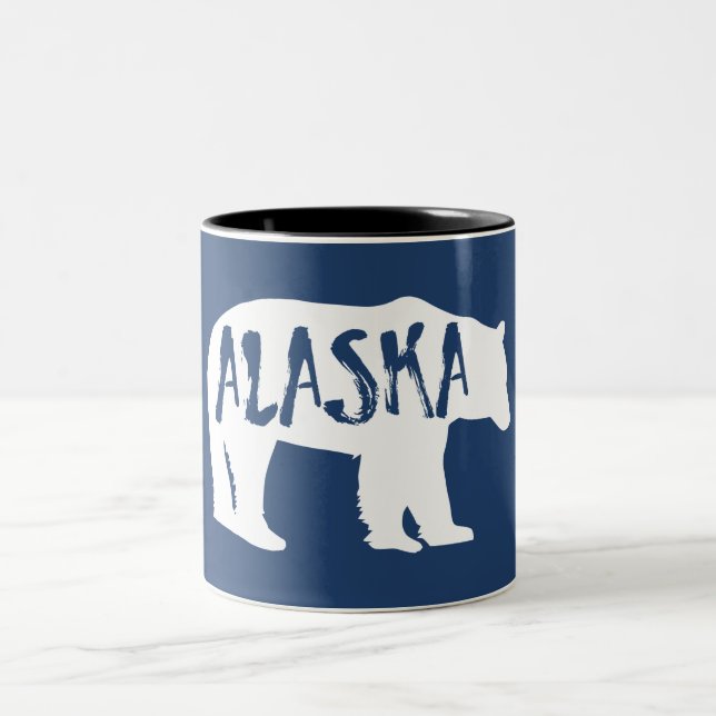 Alaska Bear Two-Tone Coffee Mug (Center)