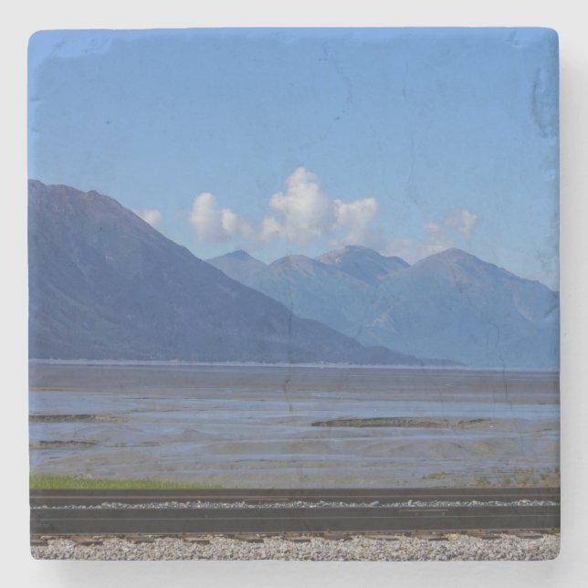 Alaska Beauty Stone Coaster (Front)