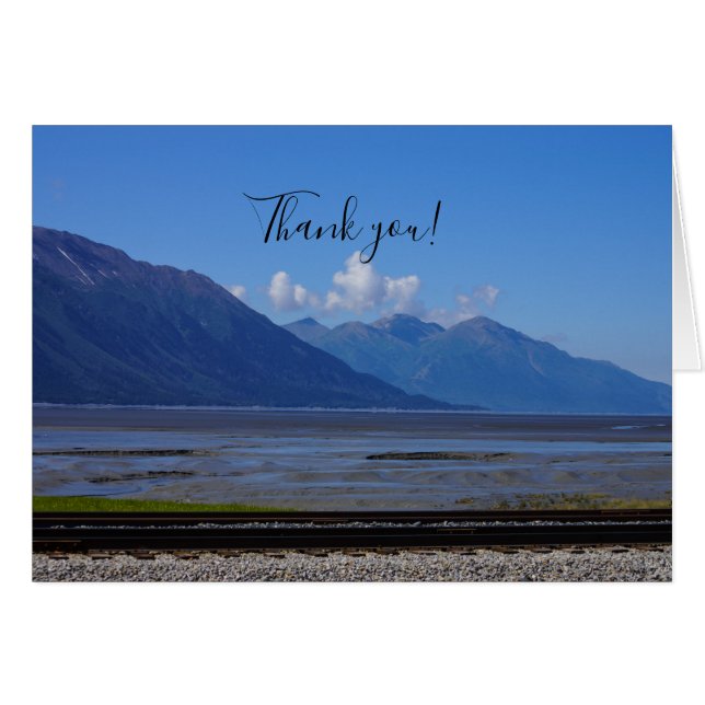 Alaska Beauty Thank You Card (Front Horizontal)