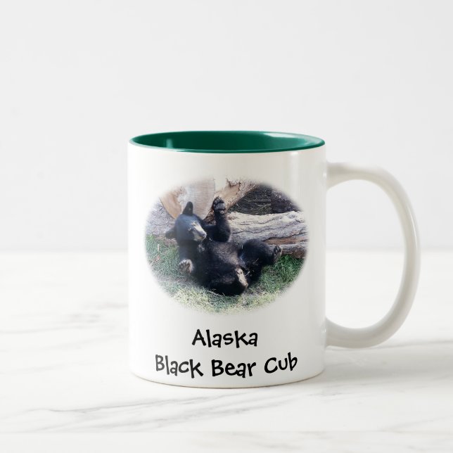 Alaska Black Bear Cub Mug (Right)