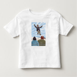 Alaska Blanket Toss - Nalukataq Festival, Toddler T-Shirt