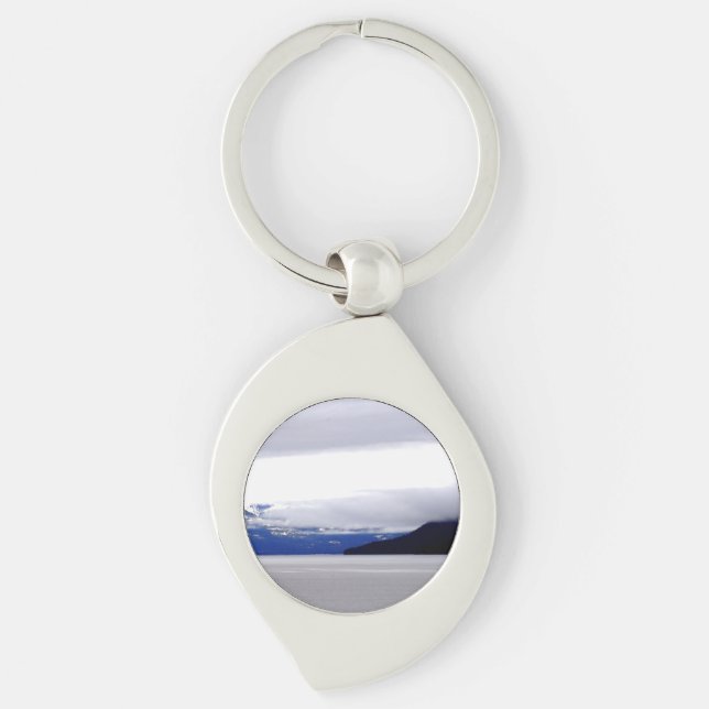 Alaska Blues Key Ring (Front)