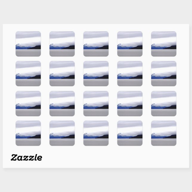 Alaska Blues Square Sticker (Sheet)