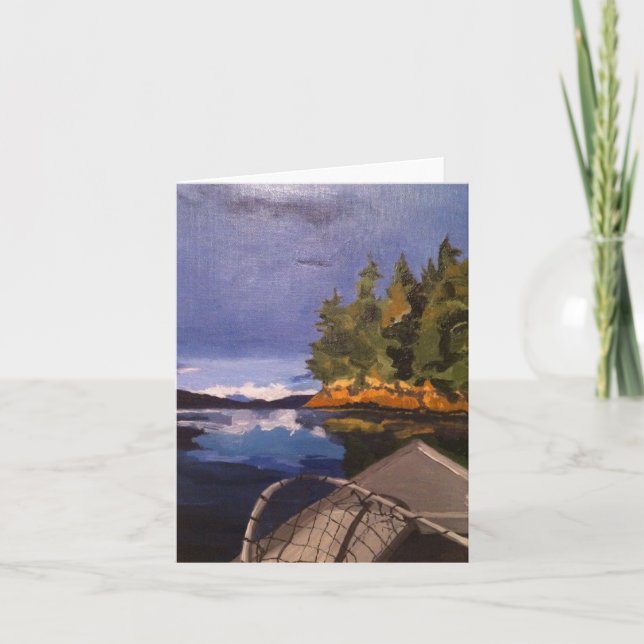 Alaska Boat Cards- "Bad Day Fishing" Card (Front)