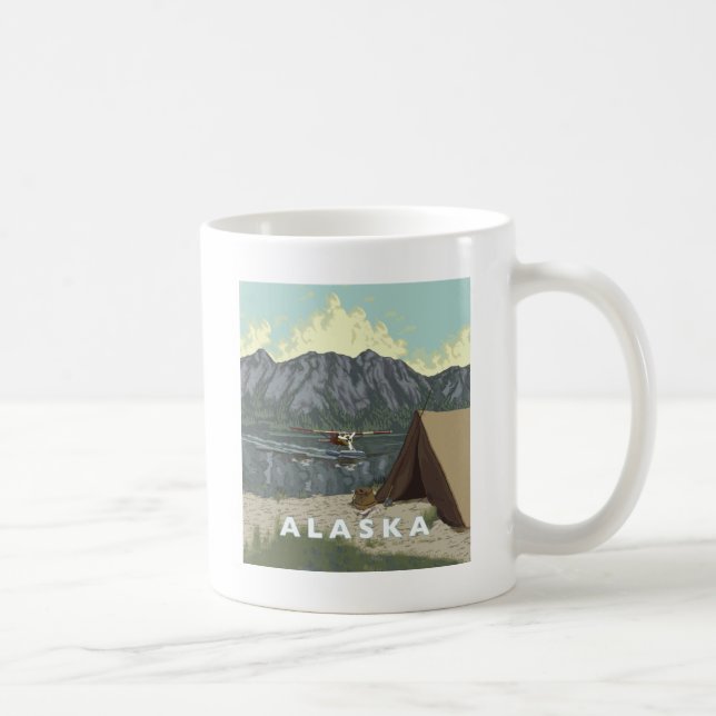 Alaska Bush Plane Souvenirs Coffee Mug (Right)