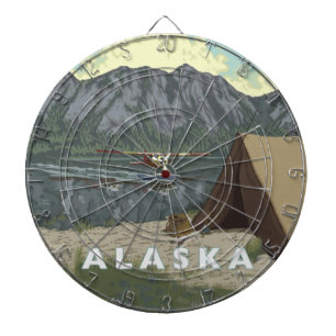 Alaska Bush Plane Souvenirs Dartboard