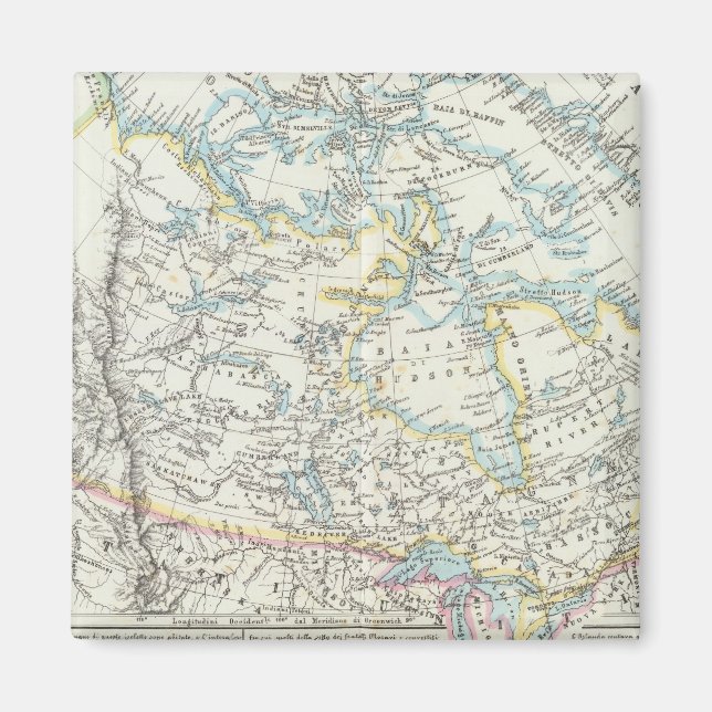 Alaska, Canada, Greenland Magnet (Front)