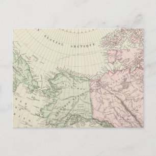 Alaska, Canada, Russia Postcard
