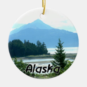 Alaska Ceramic Christmas Ornament