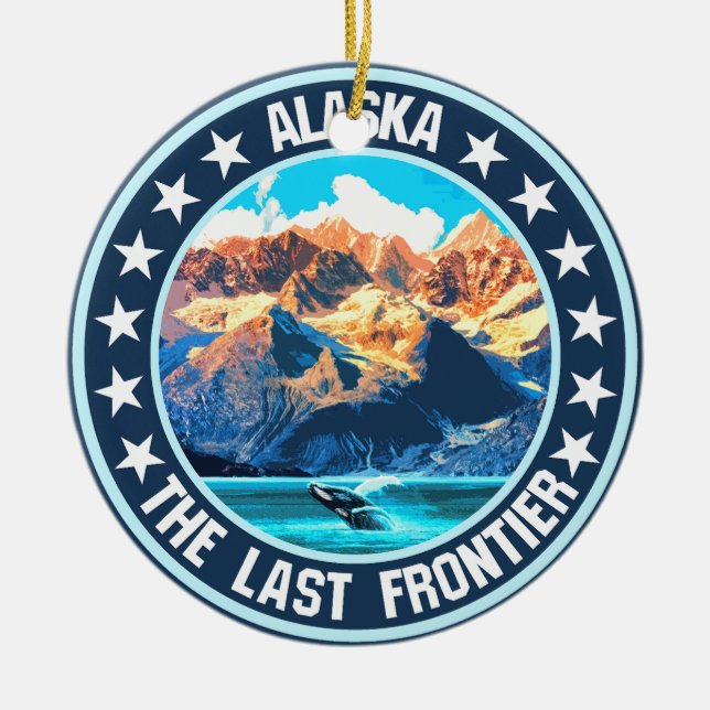 Alaska                                             ceramic ornament (Front)