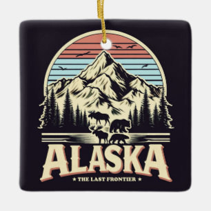 Alaska Ceramic Ornament