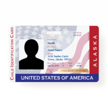 ALASKA - Child ID Card