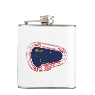 Alaska Climbing Carabiner Hip Flask