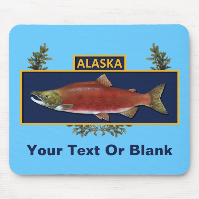 Alaska Combat Fisherman Badge Mouse Pad (Front)