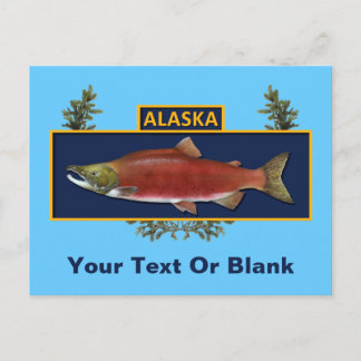 Alaska Combat Fisherman Badge Postcard