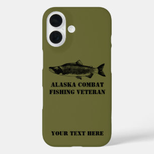Alaska Combat Fishing Veteran iPhone 16 Case