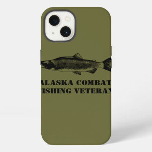Alaska Combat Fishing Veteran iPhone Case