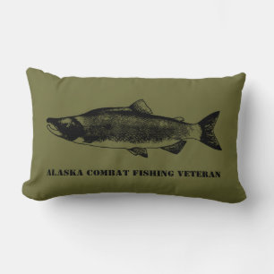 Alaska Combat Fishing Veteran Lumbar Cushion