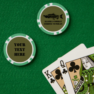 Alaska Combat Fishing Veteran Poker Chips