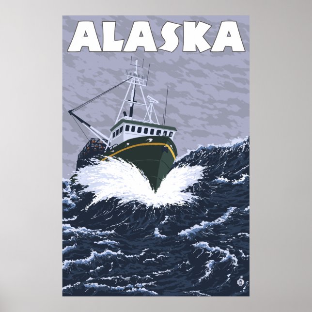Alaska - Crab Boat Poster (Front)