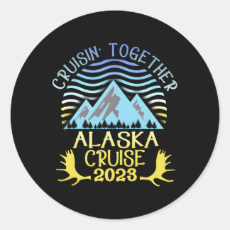 Alaska Cruise 2023 Family Or Vacation Classic Round Sticker
