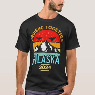 Alaska Cruise 2024 Family Friends Group Travel Mat T-Shirt