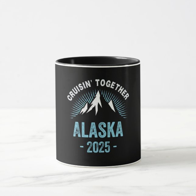 Alaska Cruise 2025 Family Friends Vacation Travel Mug (Center)