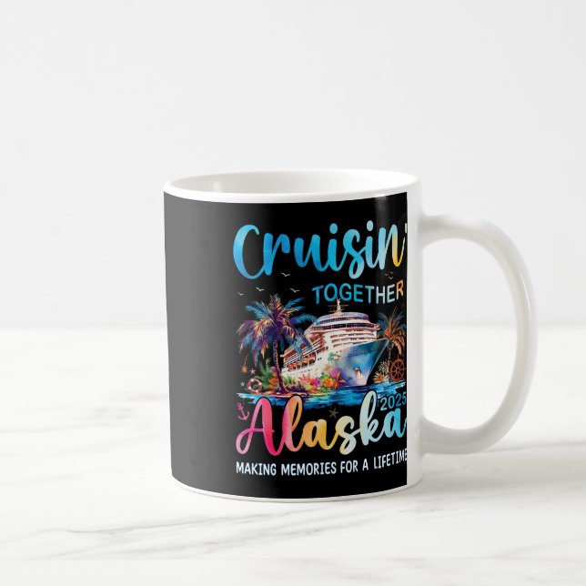 Alaska Cruise 2025 Family Matching Cruise Vacation Coffee Mug (Right)