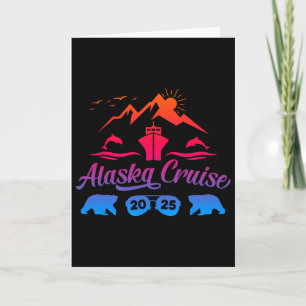 Alaska Cruise 2025 Family Summer Vacation Travel M Card