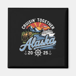 Alaska Cruise 2025 Family Summer Vacation Travel M Magnet