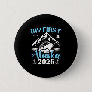 Alaska Cruise 2026 Cruisin Together Family Matchin 6 Cm Round Badge