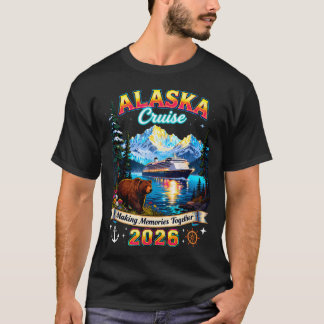 Alaska Cruise 2026 Grizzly Bear Nature Lover T-Shirt