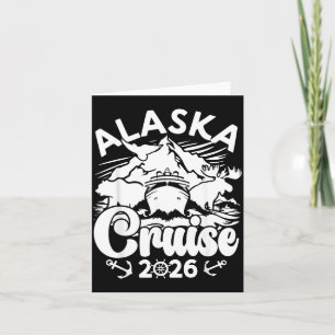 Alaska Cruise 2026 Matching Family Friends Group Card