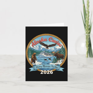 Alaska Cruise 2026 Matching Friends and Family Card