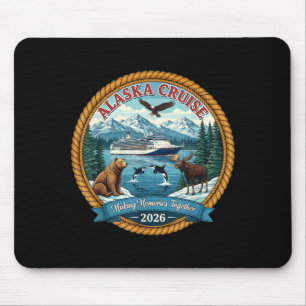 Alaska Cruise 2026 Matching Friends and Family Mouse Pad